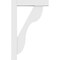 Ekena Millwork Standard Carmel Architectural Grade PVC Bracket With Block Ends, 3"W x 24"D x 32"H BKTP03X24X32CAR05 - alternate 2